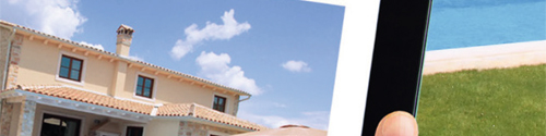 Rooftop of a Mediterranean villa