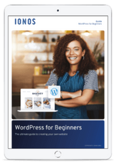 ebook cover: WordPress for Beginners