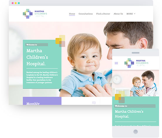 MyWebsite template for medical practice
